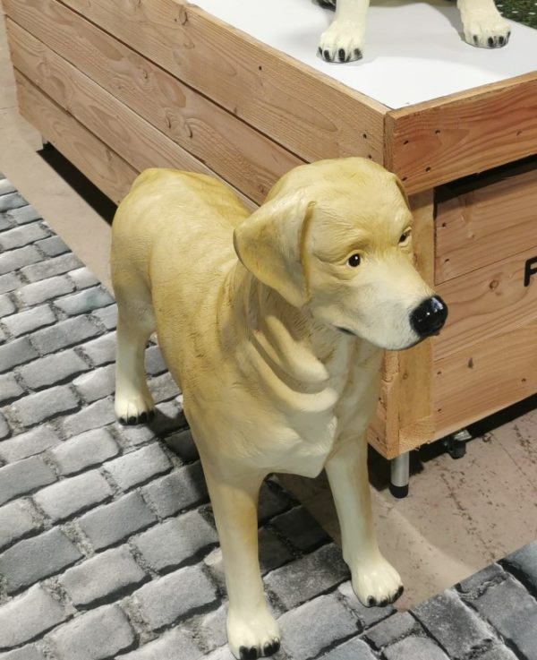 statue chien 70cm