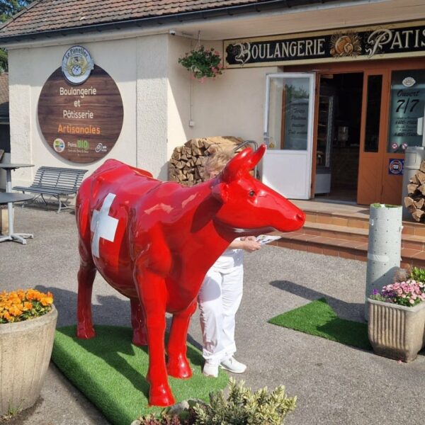 VACHE DESIGN SUISSE GRANDEUR NATURE