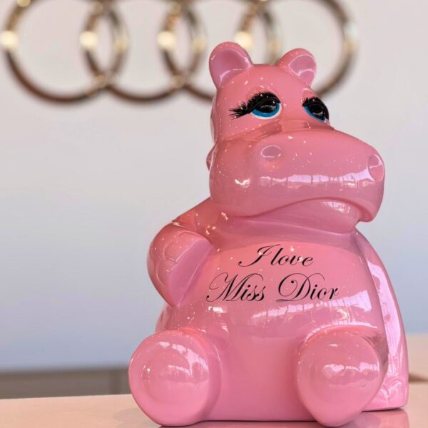 HIPPO ASSIS EN RESINE DECORATION LUXE