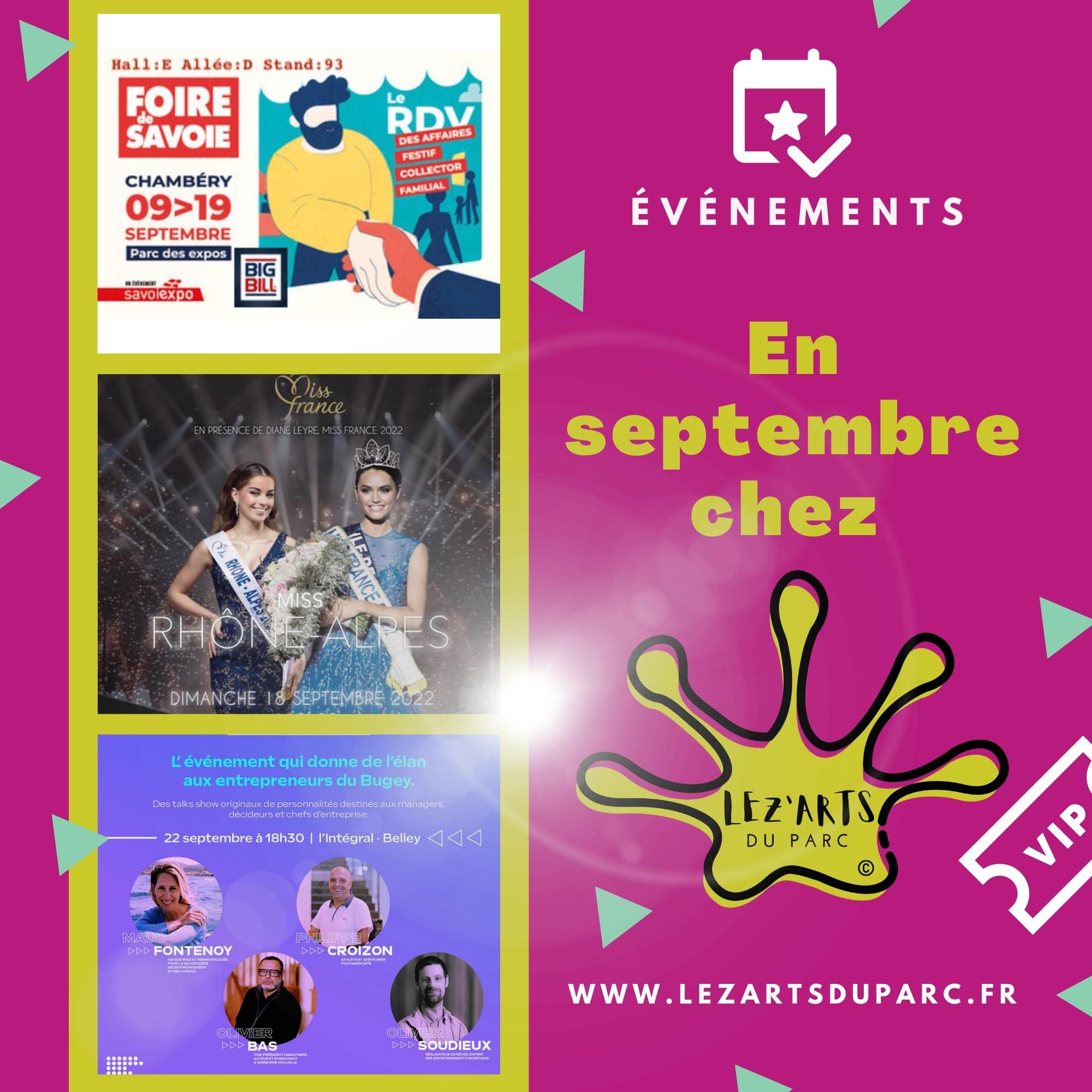 EVENEMENTS DE RENTREE 2022 EVENEMENTS DE RENTREE 2022