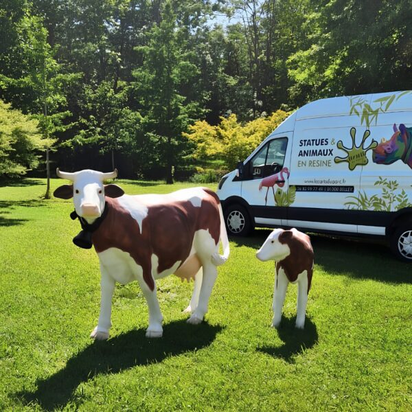 VACHE EN RESINE MONTBELIARDE