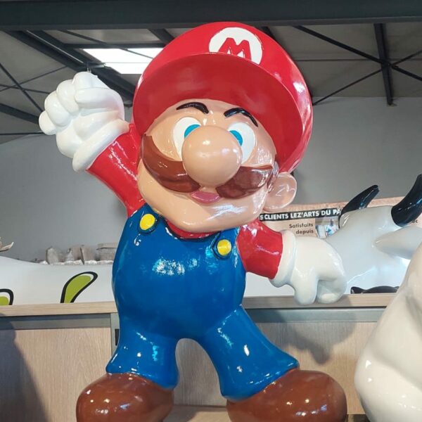 STATUE EN RESINE INSPIRATION SUPER MARIO