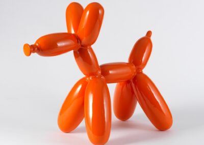 CHIEN BALLON ORANGE