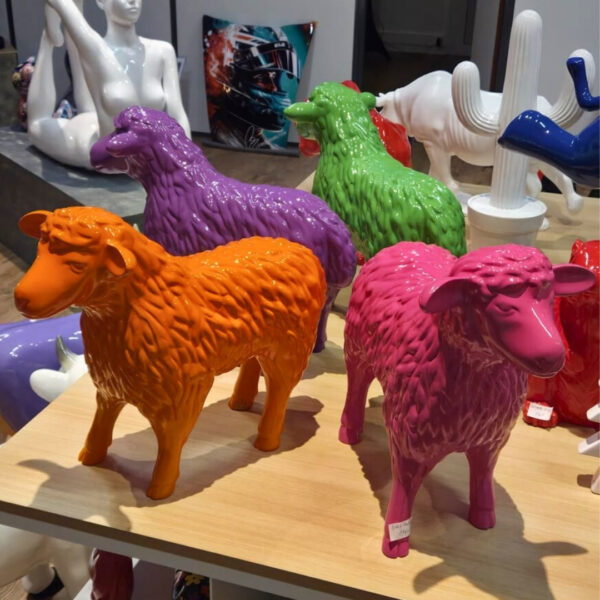 STATUE EN RESINE DE MOUTON 45 CM