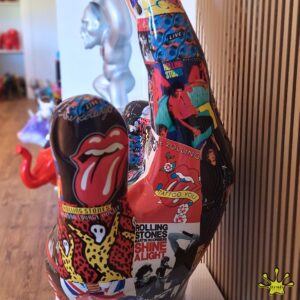 MAIN EN RESINE ROLLING STONES