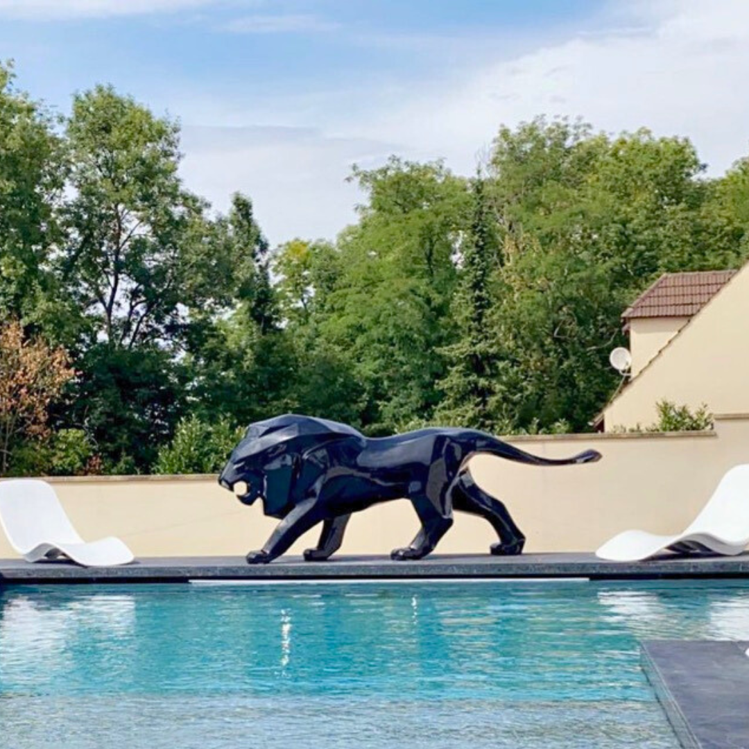 STATUE DE LION ORIGAMI MAT XXL STATUE DE LION ORIGAMI MAT XXL