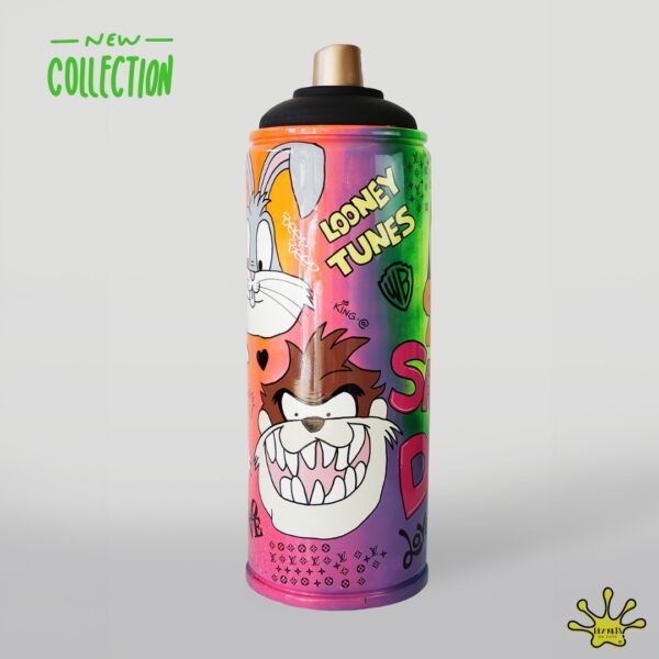 STATUE EN RESINE DE BOMBE DE PEINTURE POP ART