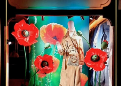 STATUES EN RESINE COQUELICOTS GEANTS KATIA PARIS