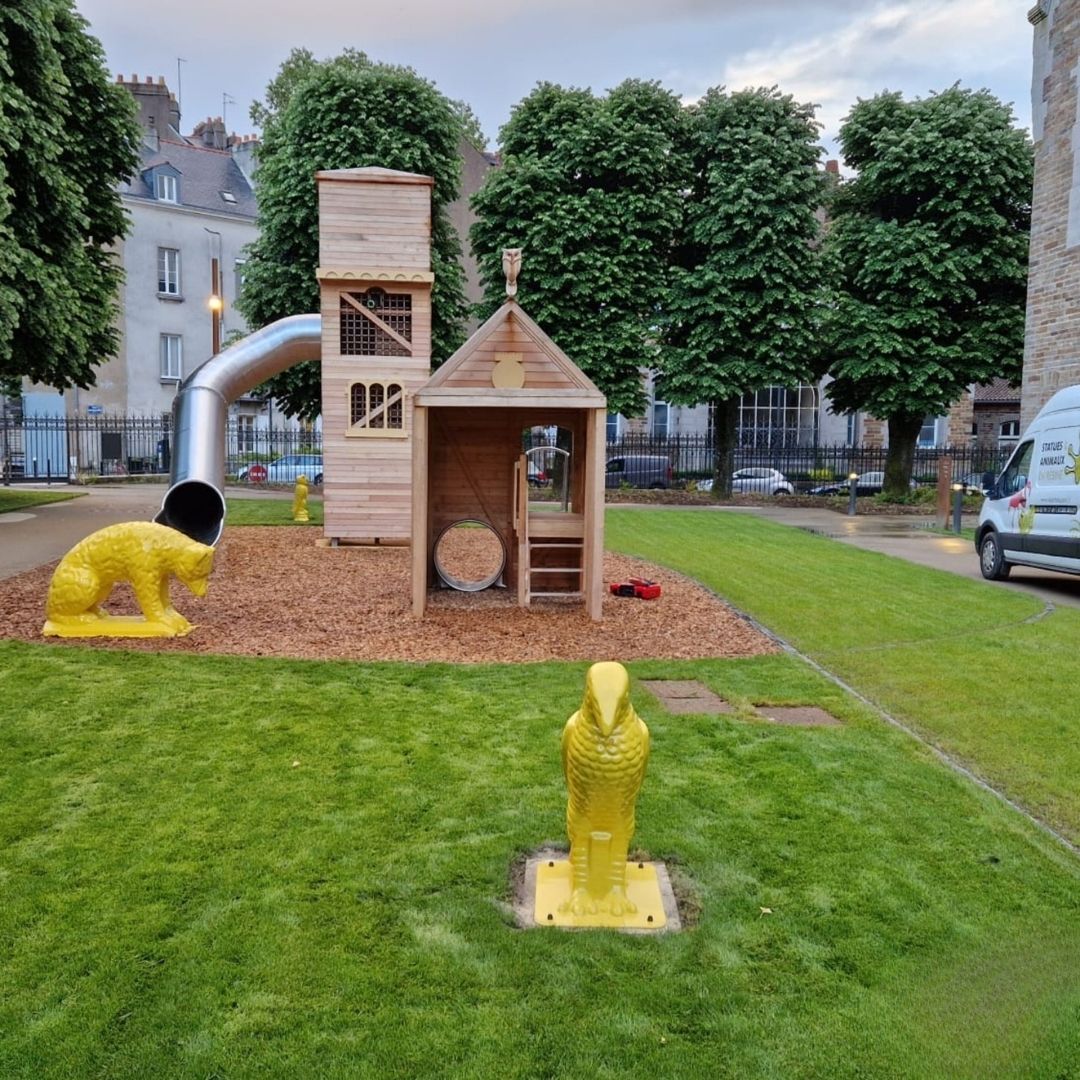 STATUES EN RESINE MUSEE DOBREE NANTES