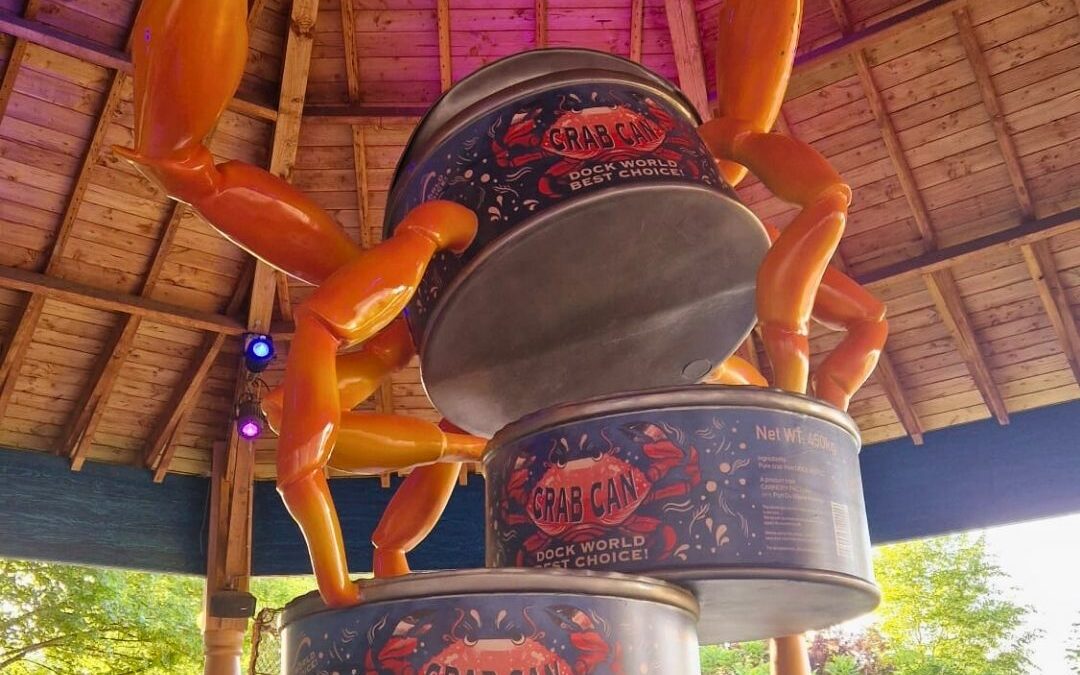 CRABE GEANT SUR MESURE WALIBI BELGIQUE