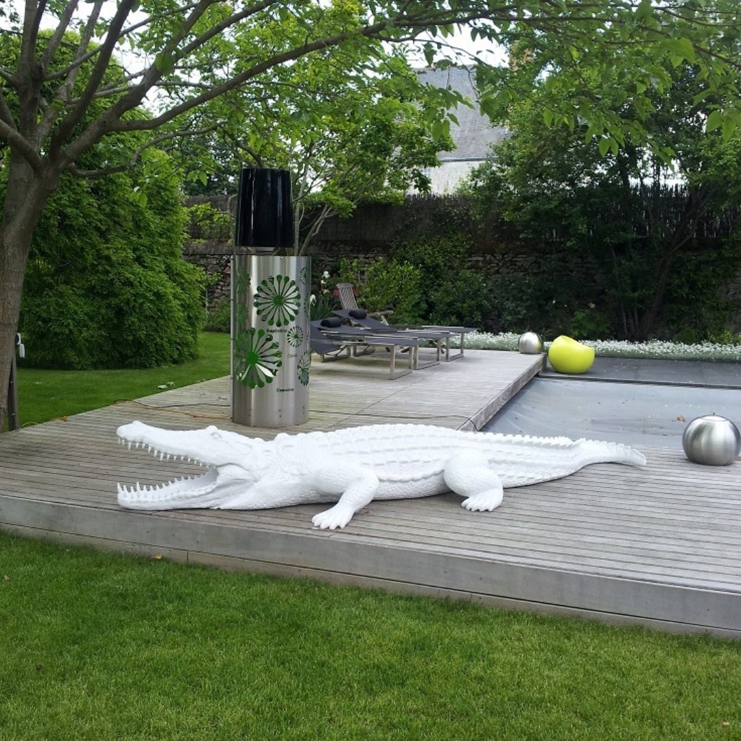 CROCODILE EN RESINE 210 CM