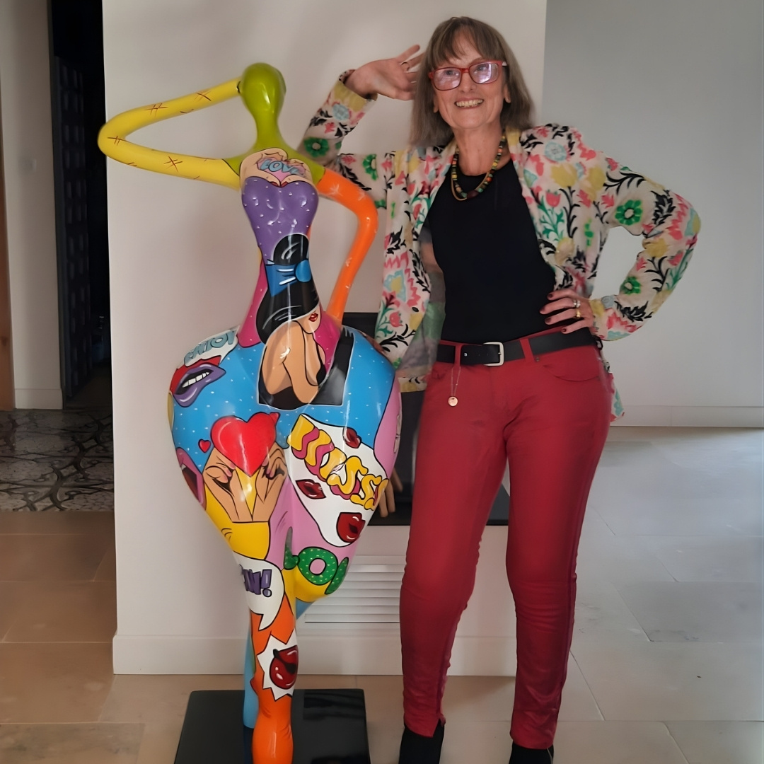 STATUE NIKI ST-PHALLE EN RESINE POP ART