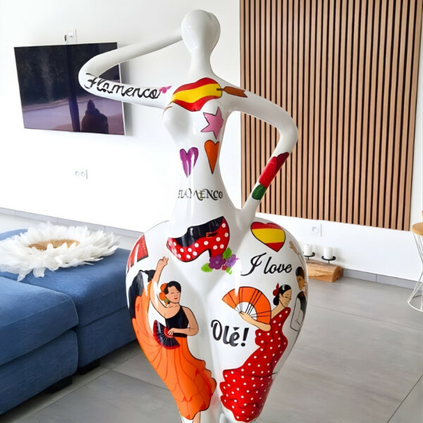 STATUE DE NIKI DE ST PHALLE EN RESINE MOTIFS ESPAGNE