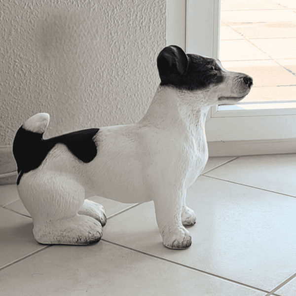 CHIEN EN RESINE REALISTE JACK RUSSEL