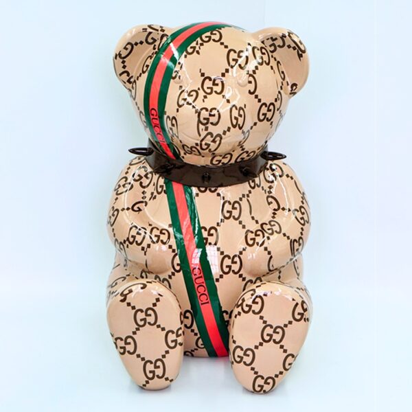STATUE OURS EN RESINE INSPIRATION MARQUE LUXE