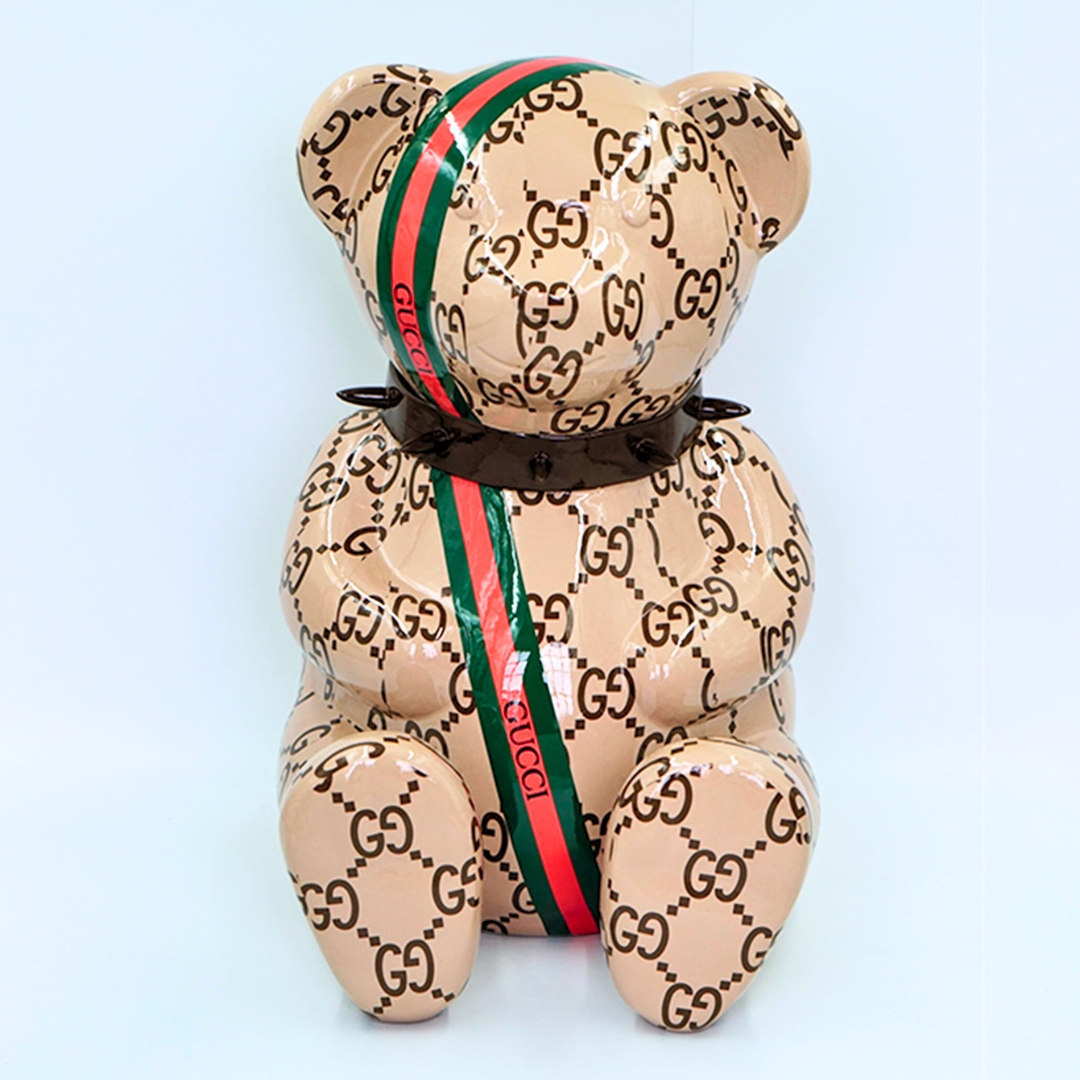 STATUE OURS EN RESINE INSPIRATION MARQUE LUXE