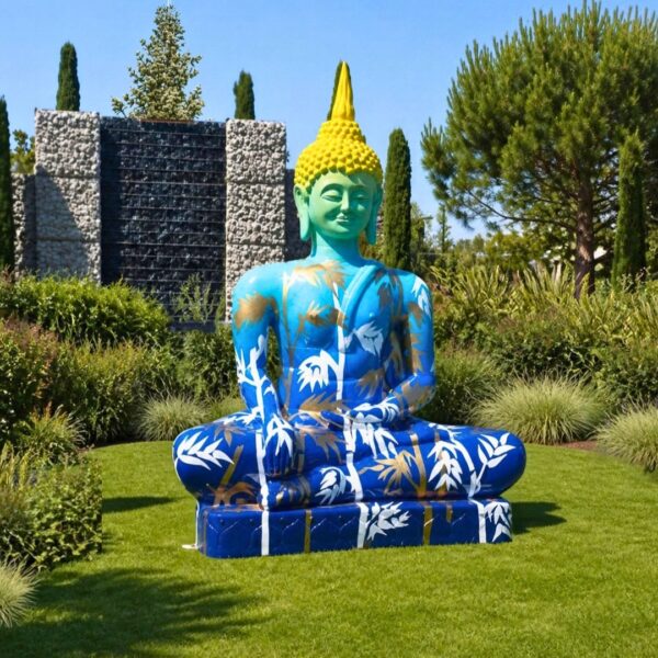 STATUE EN RESINE BOUDDHA GEANT DECOR ZEN